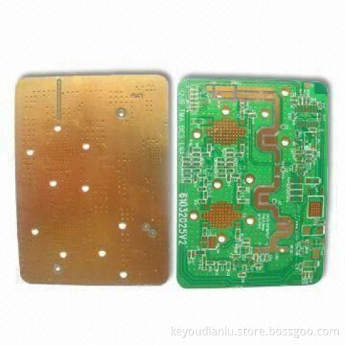 High Frequency Double-sided PCB with Two Layer Copper Filling HDI for Mobile